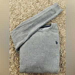 Men’s Polo Crewneck Sweater